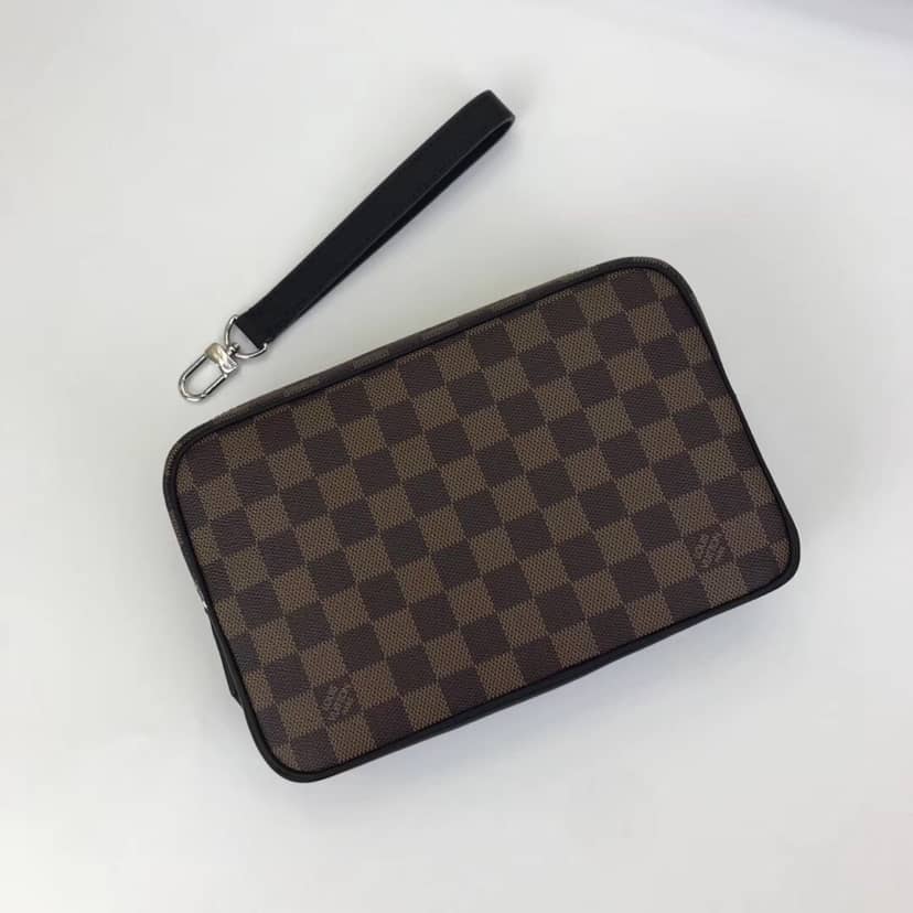 Louis Vuitton Kasai Clutch Damier Ebene Canvas Replica N41663