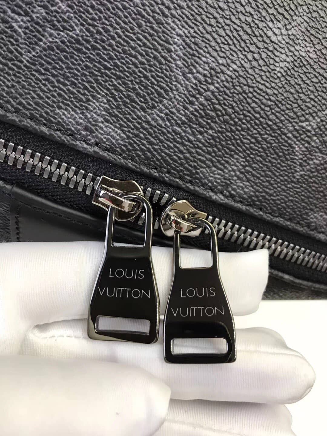 Louis Vuitton Discovery PM Monogram Eclipse Canvas Replica Backpack M43186
