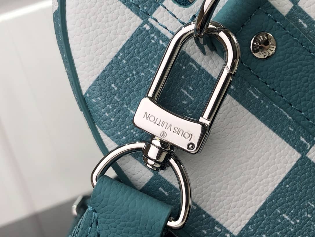 Louis Vuitton City Keepall Damier Turquoise Replica Shoulder Bag N50076