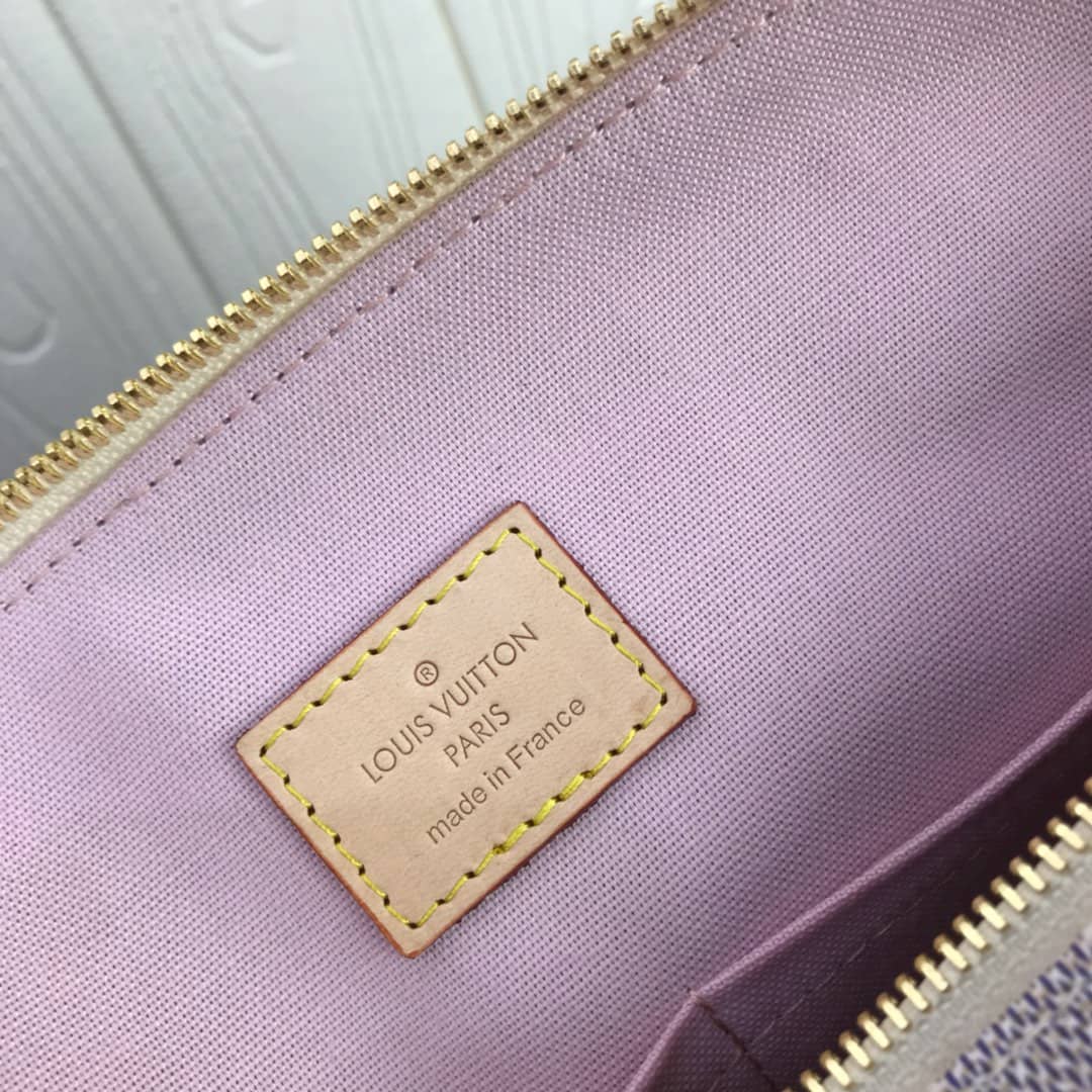 Louis Vuitton Damier Azur Jena MM Semi Tote Replica White M42267