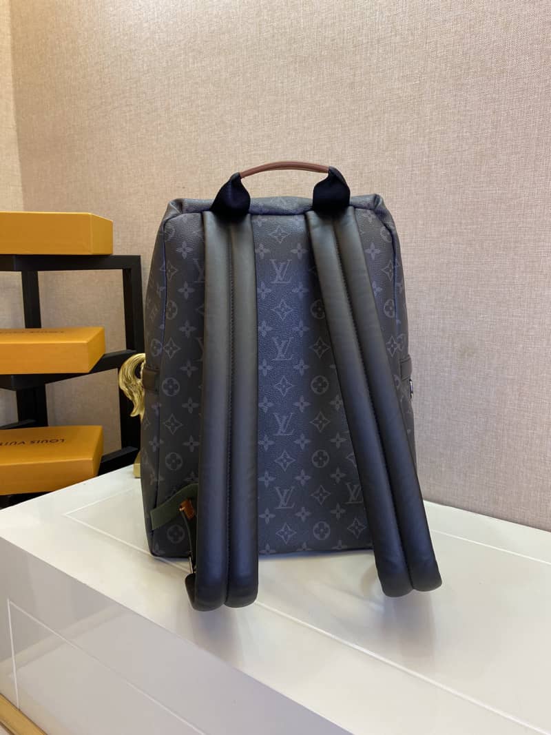 Louis Vuitton Monogram Eclipse Canvas Apollo Discovery Replica Backpack PM M45218