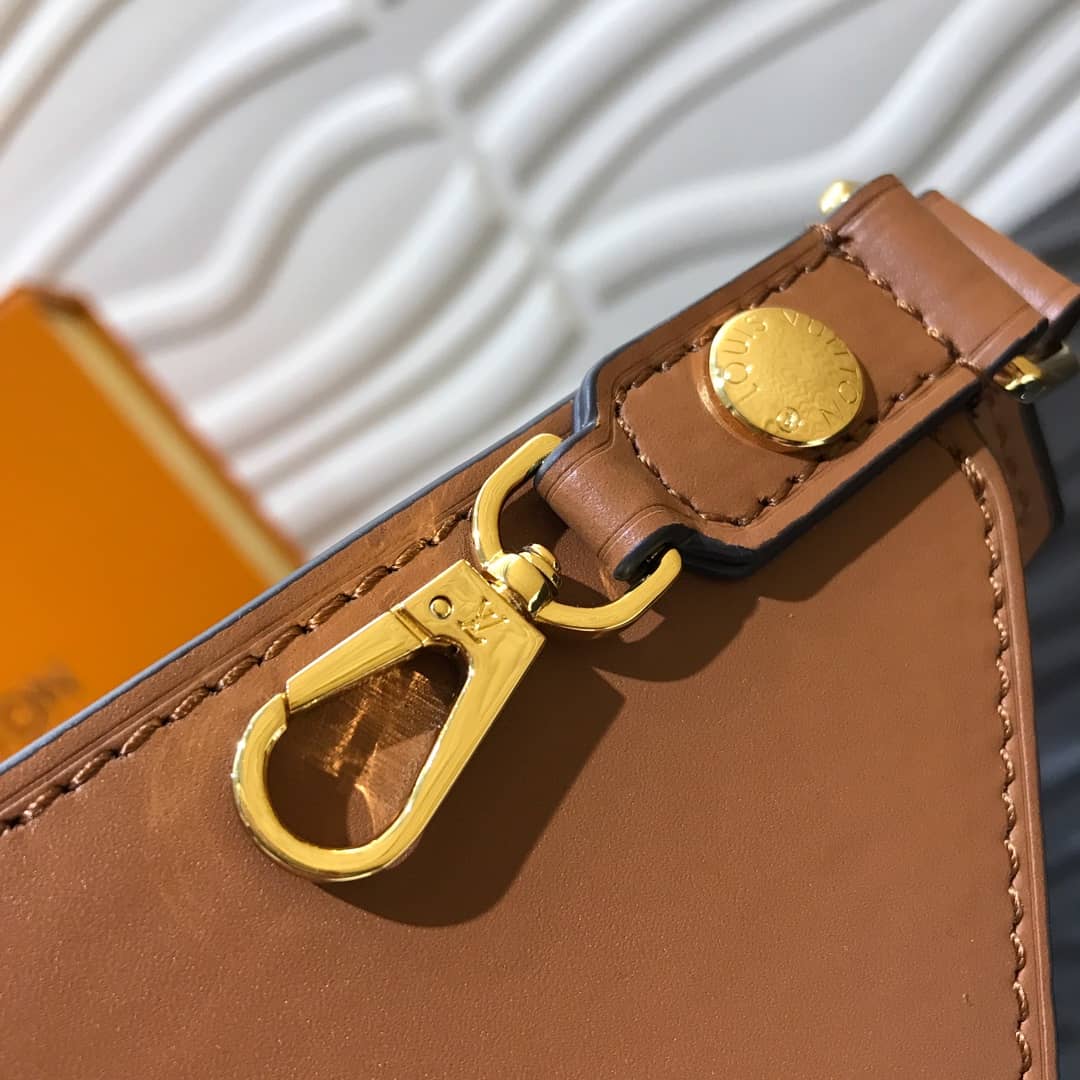 LV Bum Bag Dupe Monogram Reverse Dauphine Brown M44586
