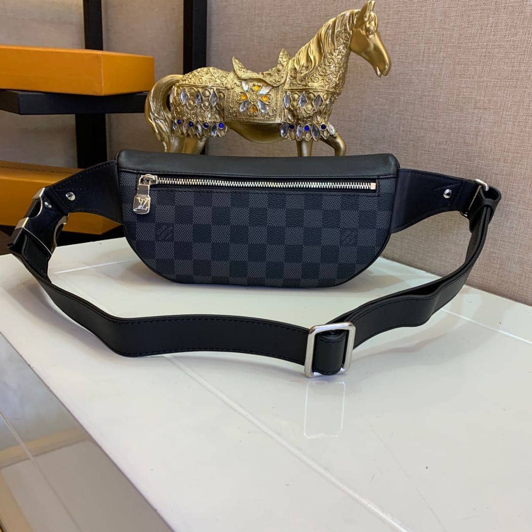 Louis Vuitton Damier Campus Graphite PVC Body Replica Bumbag N40362