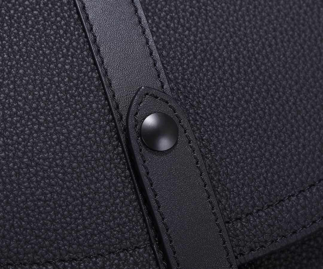 Louis Vuitton Christopher Slim Taurillon Leather Black M58644 Replica Backpack