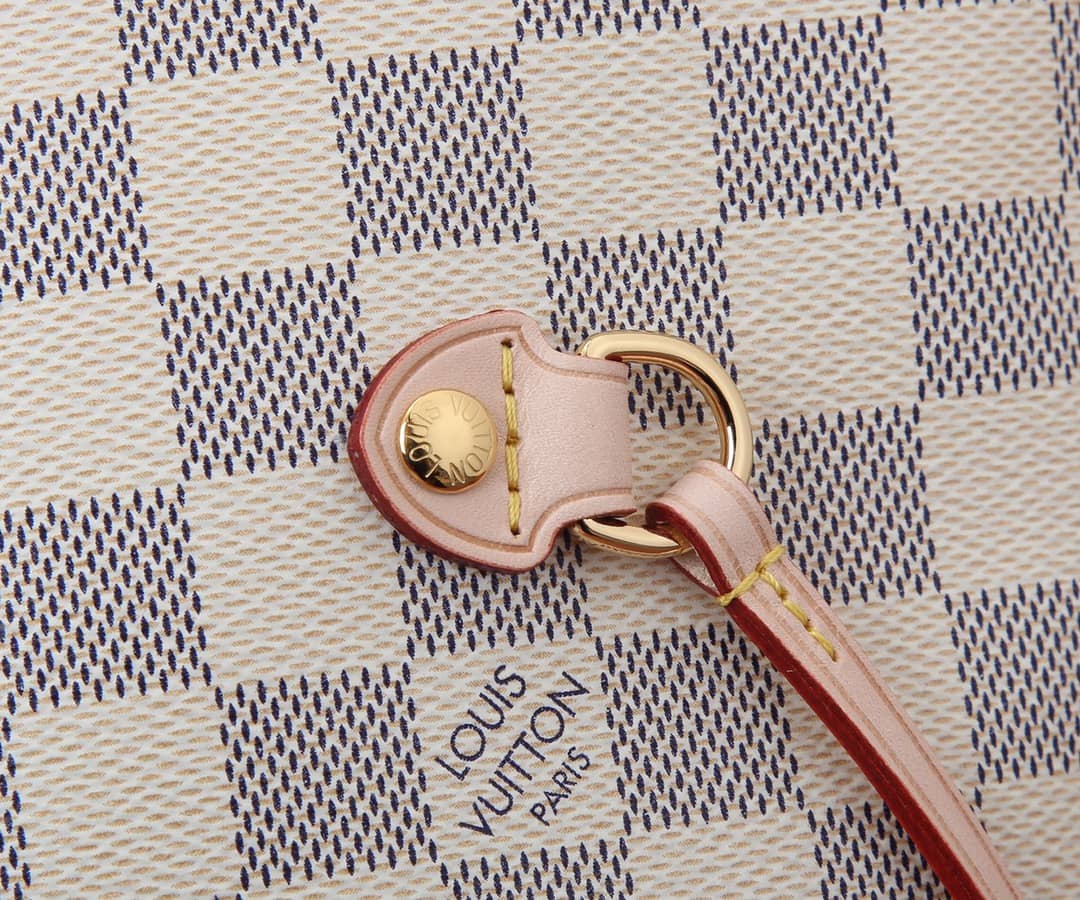 Louis Vuitton Neverfull MM Damier Azur Tote Replica Pink N41361