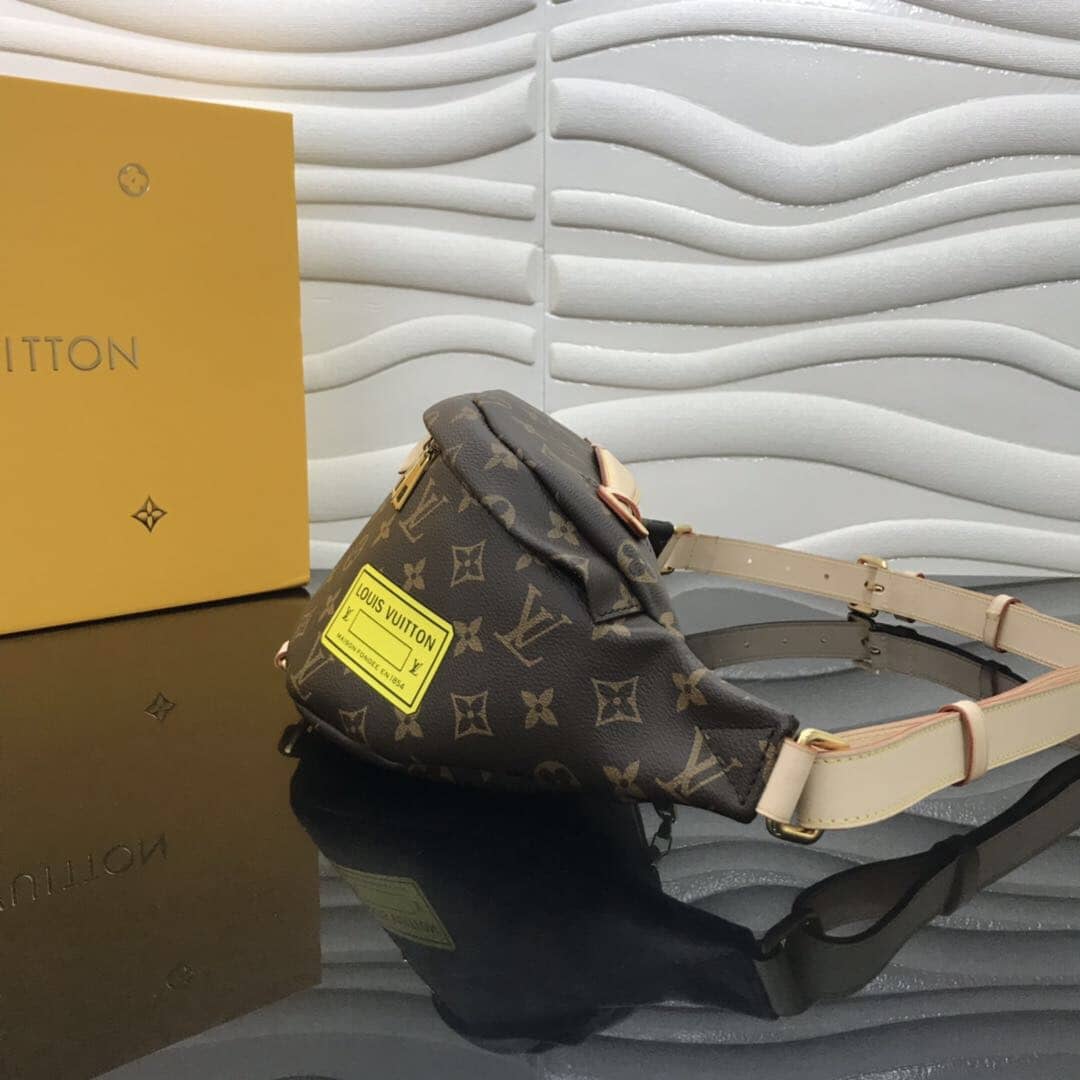 LV Bum Bag Dupe New Monogram  Crossbody Bag Brown M43644