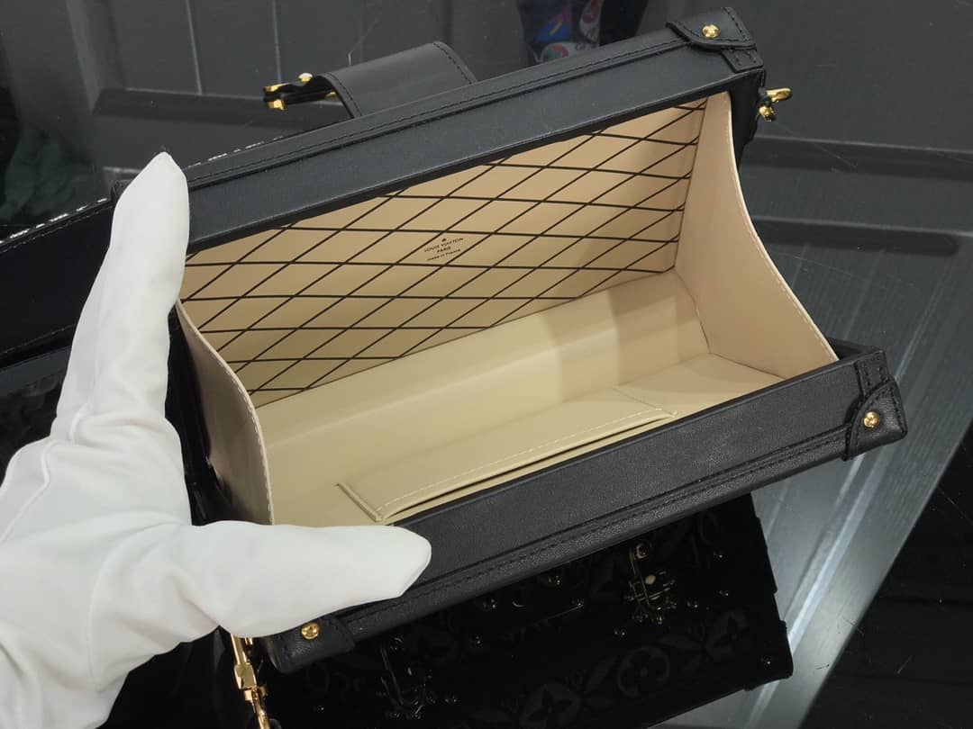 Louis Vuitton Since 1854 Petite Malle Replica Bag Black M57212