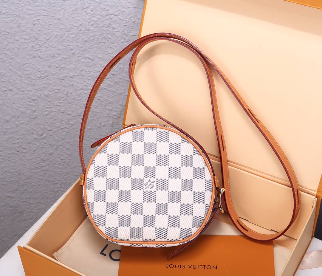 Louis Vuitton Damier Azur Boite Chapeau Souple PM Replica N40333