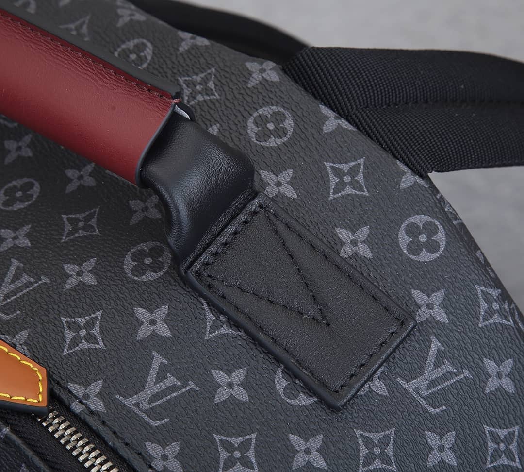 Louis Vuitton Monogram Eclipse Multipocket Black M45455 Replica Backpack