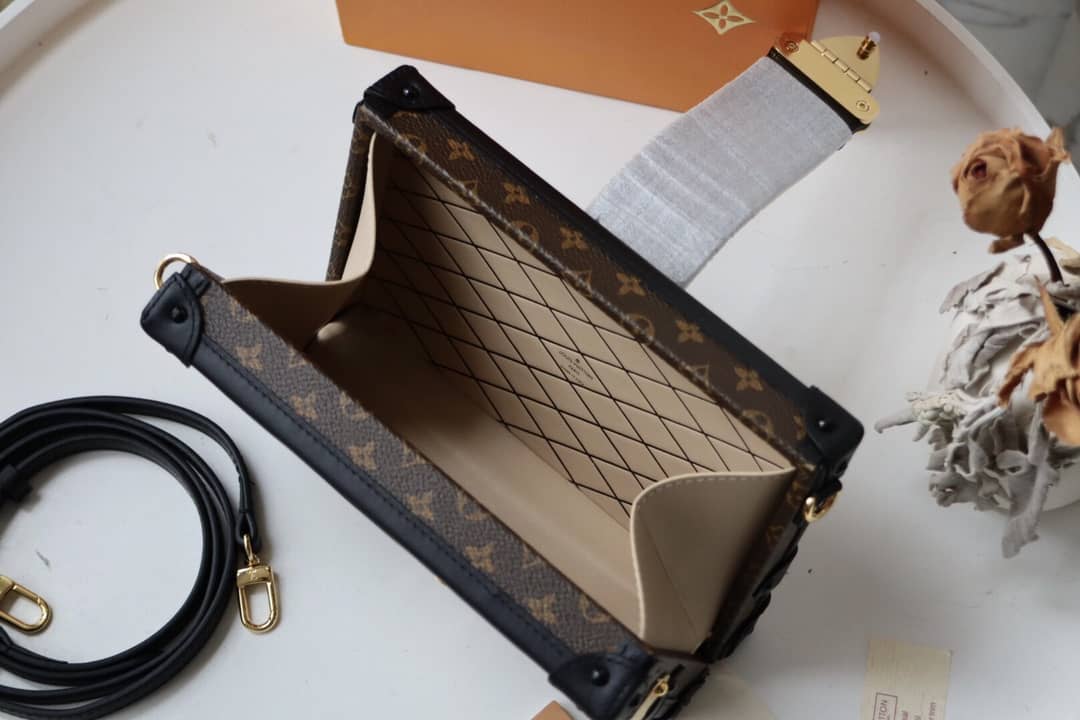 Louis Vuitton Petite Malle Monogram Canvas Replica Bag Green M40273