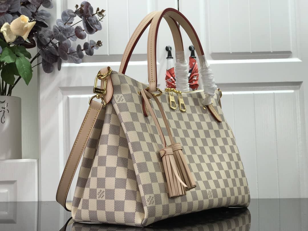 Louis Vuitton Lymington Damier Azur Tote Replica Beige N40022
