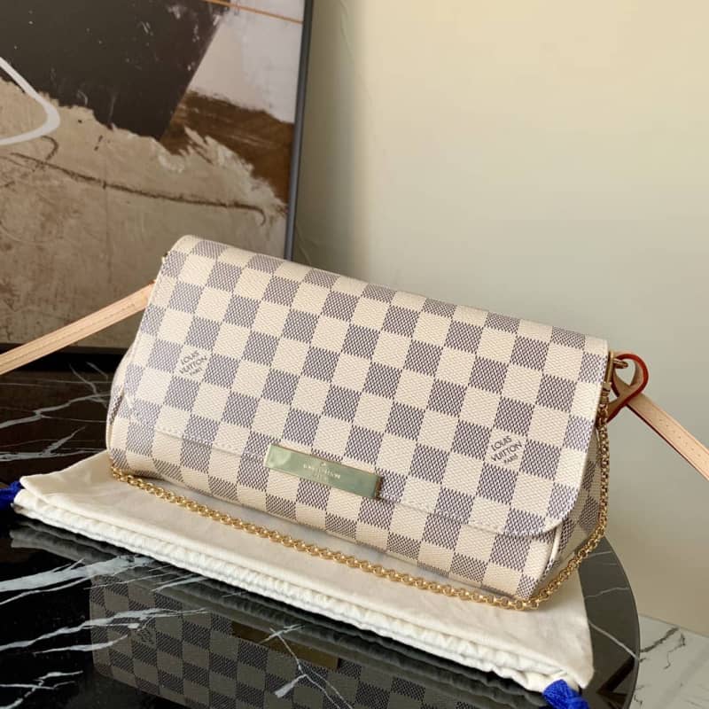 Louis Vuitton Favorite PM Demier Azur Chain Replica Handbag N41277
