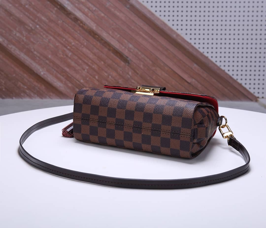 Louis Vuitton Damier Croisette Replica Shoulder Handbag Brown N41581