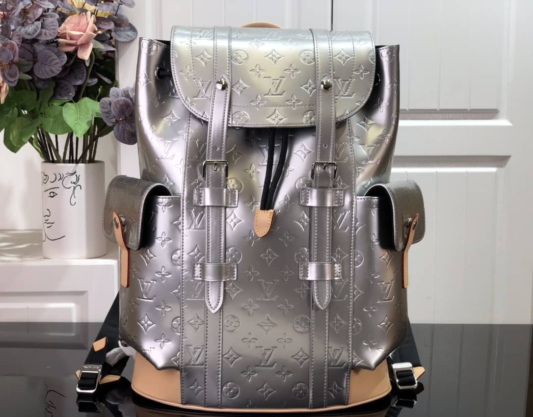 LV Backpack Replica Christopher PM Monogram Macassar M41379