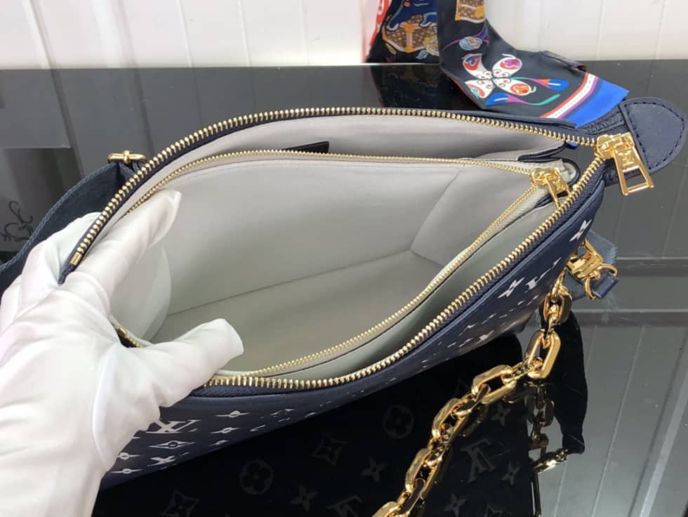 Best Replica Louis Vuitton Monogram Embossed Coussin PM M59398 Replica Shoulder Bag(ColaReps)