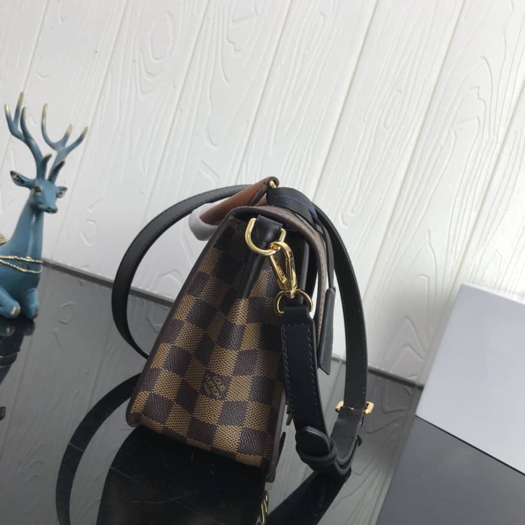 Louis Vuitton Damier Canvas Trendy Replica Crossbody Bag Black N40146