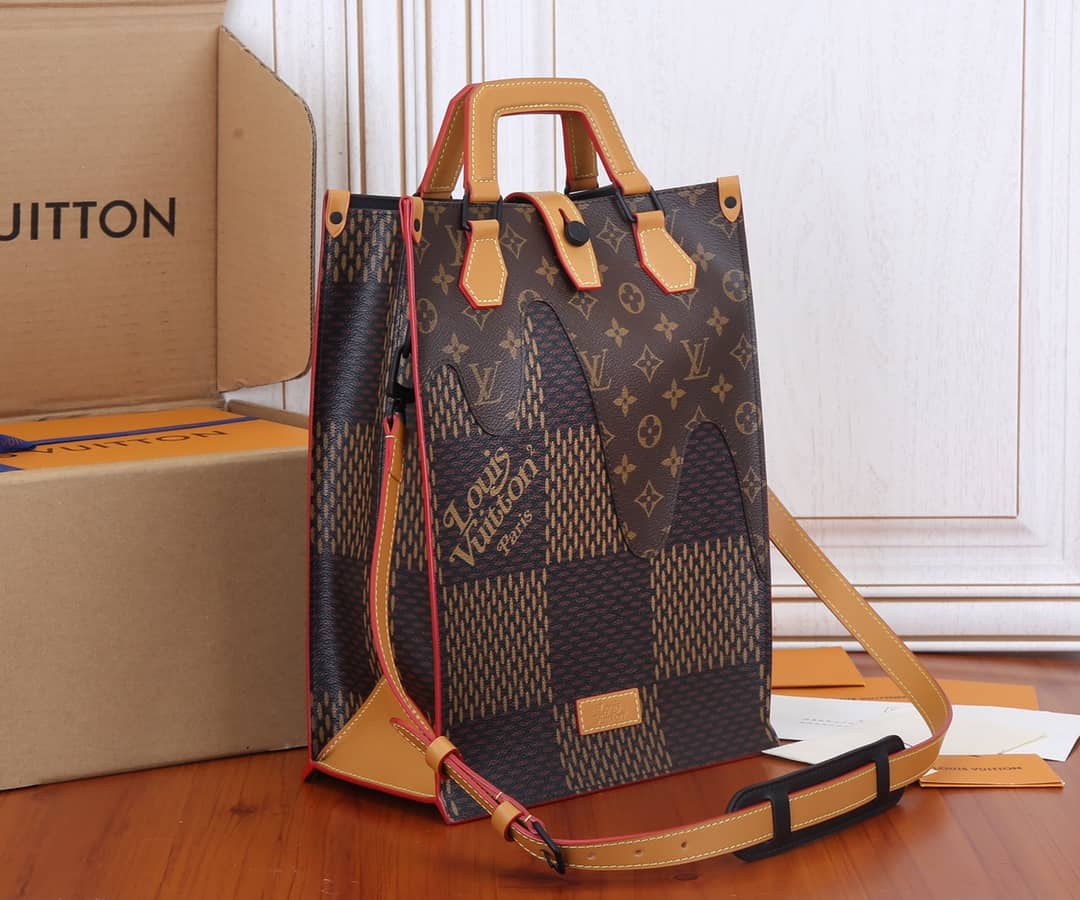 Louis Vuitton x Nigo Damier Ebene Giant Mini N40355 Replica Tote