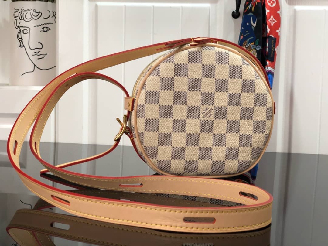 Louis Vuitton Damier Azur Boite Chapeau Souple PM Replica N40333
