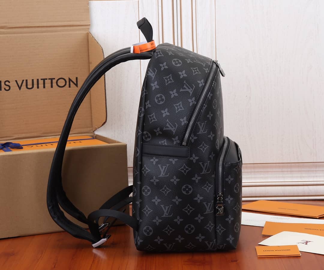 LV Backpack Replica Discovery Backpack PM Monogram Eclipse Canvas M43186