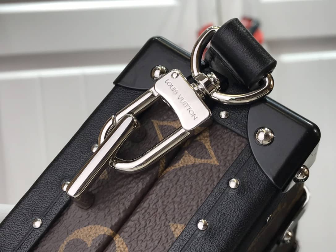 Louis Vuitton Trunk Monogram Eclipse Replica Bag Brown M20249