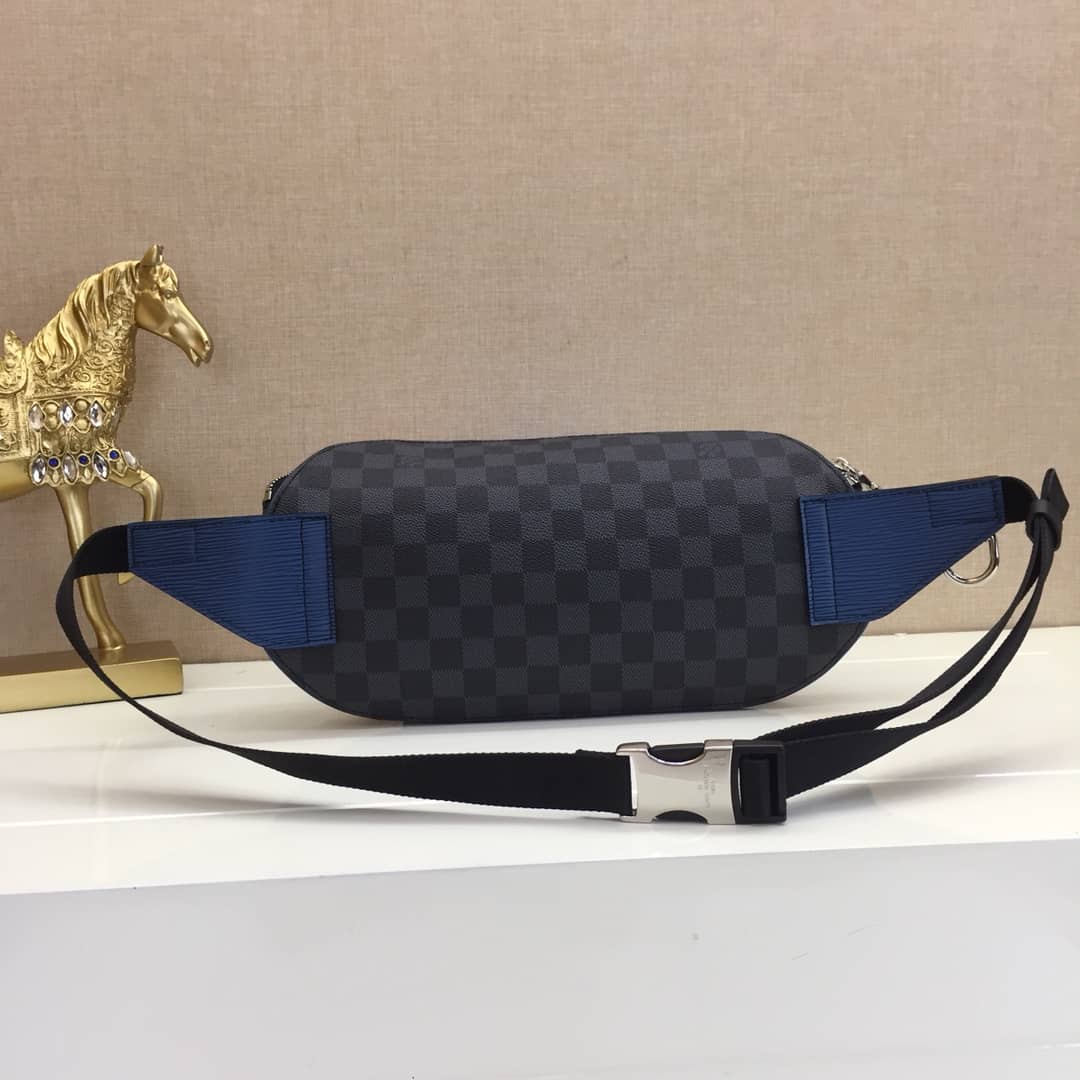 Louis Vuitton Damier Graphite Canvas Replica Bumbag Black Orange M51464
