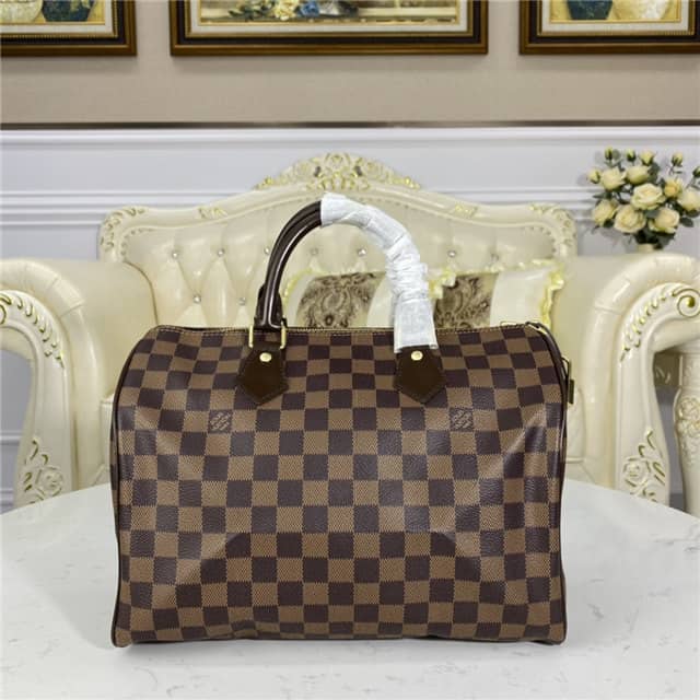 Louis Vuitton Replica Bags Speedy 30 Damier Ebene N41364