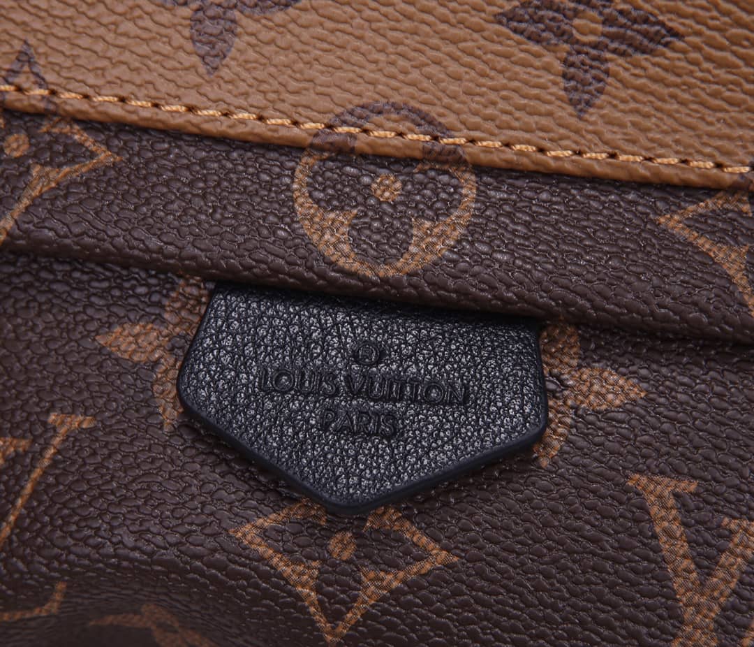 LV Backpack Replica Palm Spring Mini Monogram Reverse Canvas Brown M44872
