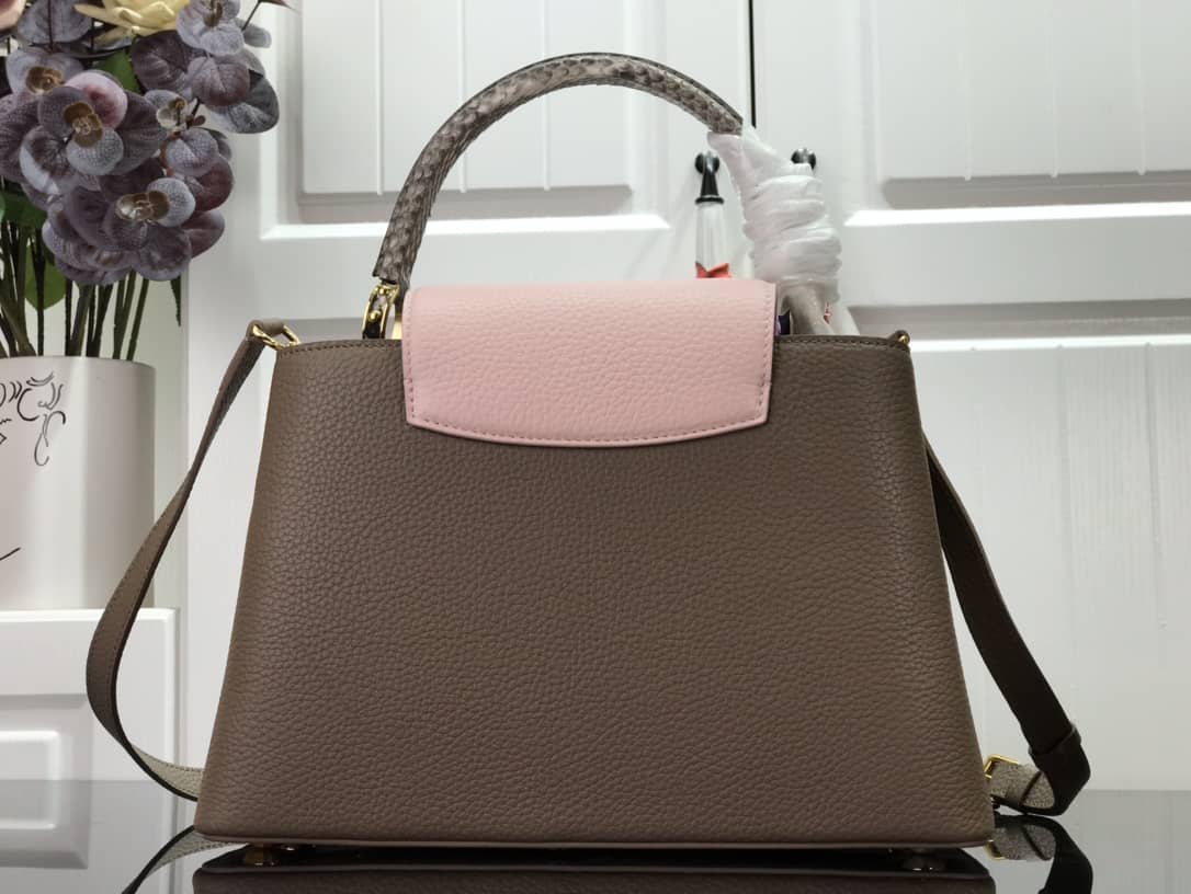 Louis Vuitton Capucines Taurillon Leather PM Tote Replica N92800