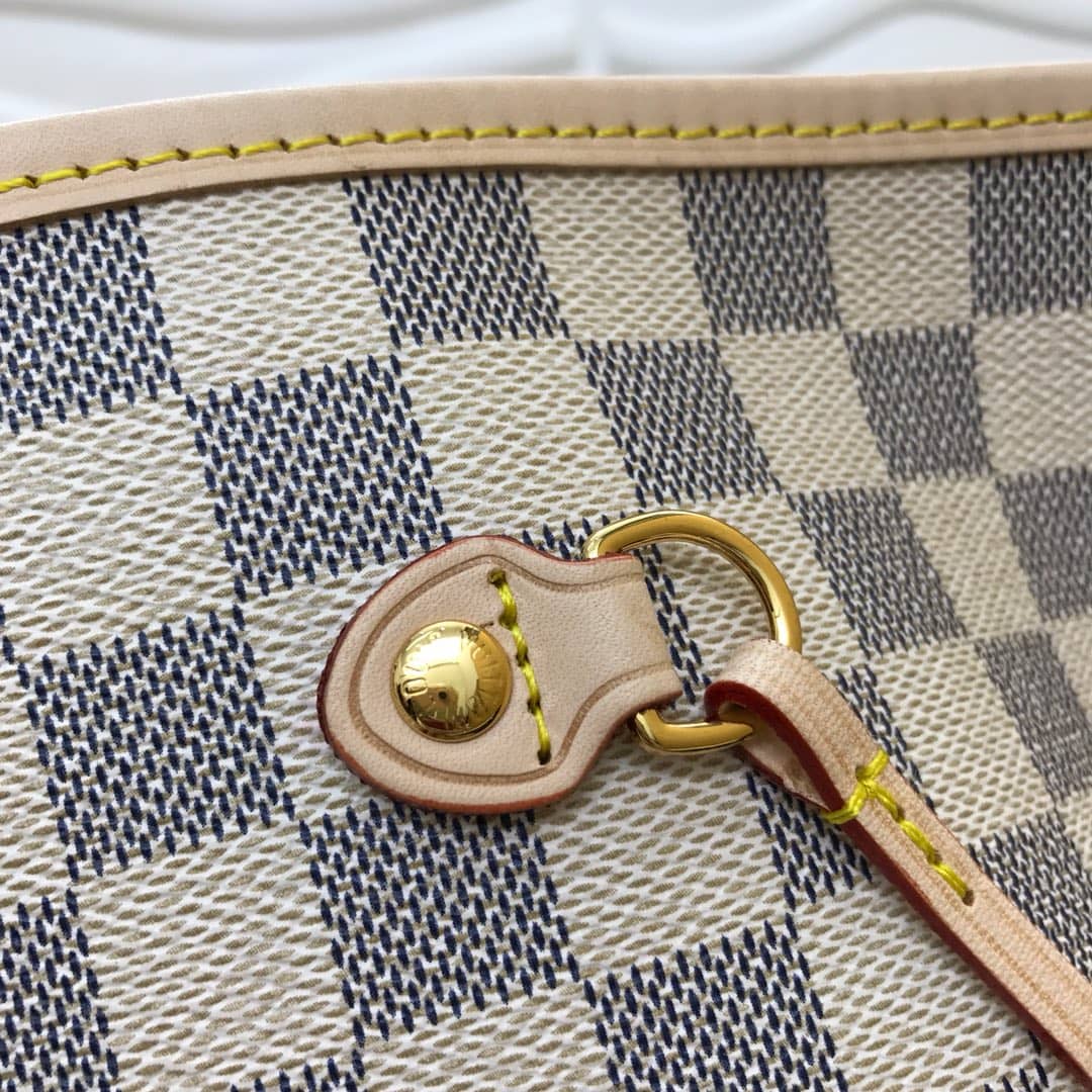 Louis Vuitton Neverfull GM Damier Azur Tote Replica Beige N40990