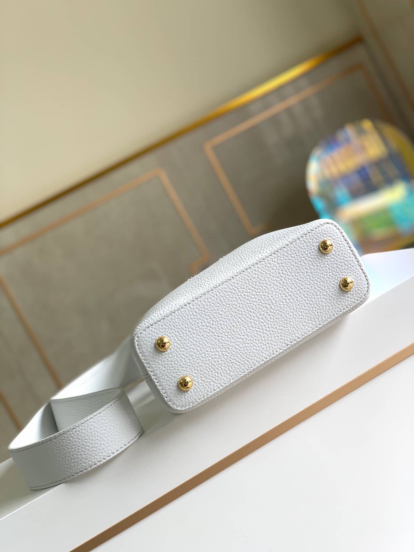 Louis Vuitton Capucines Mini Bag Replica White M55921