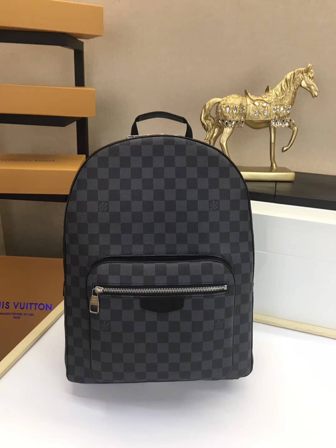 Louis Vuitton Damier Graphite Josh Replica Backpack N41473