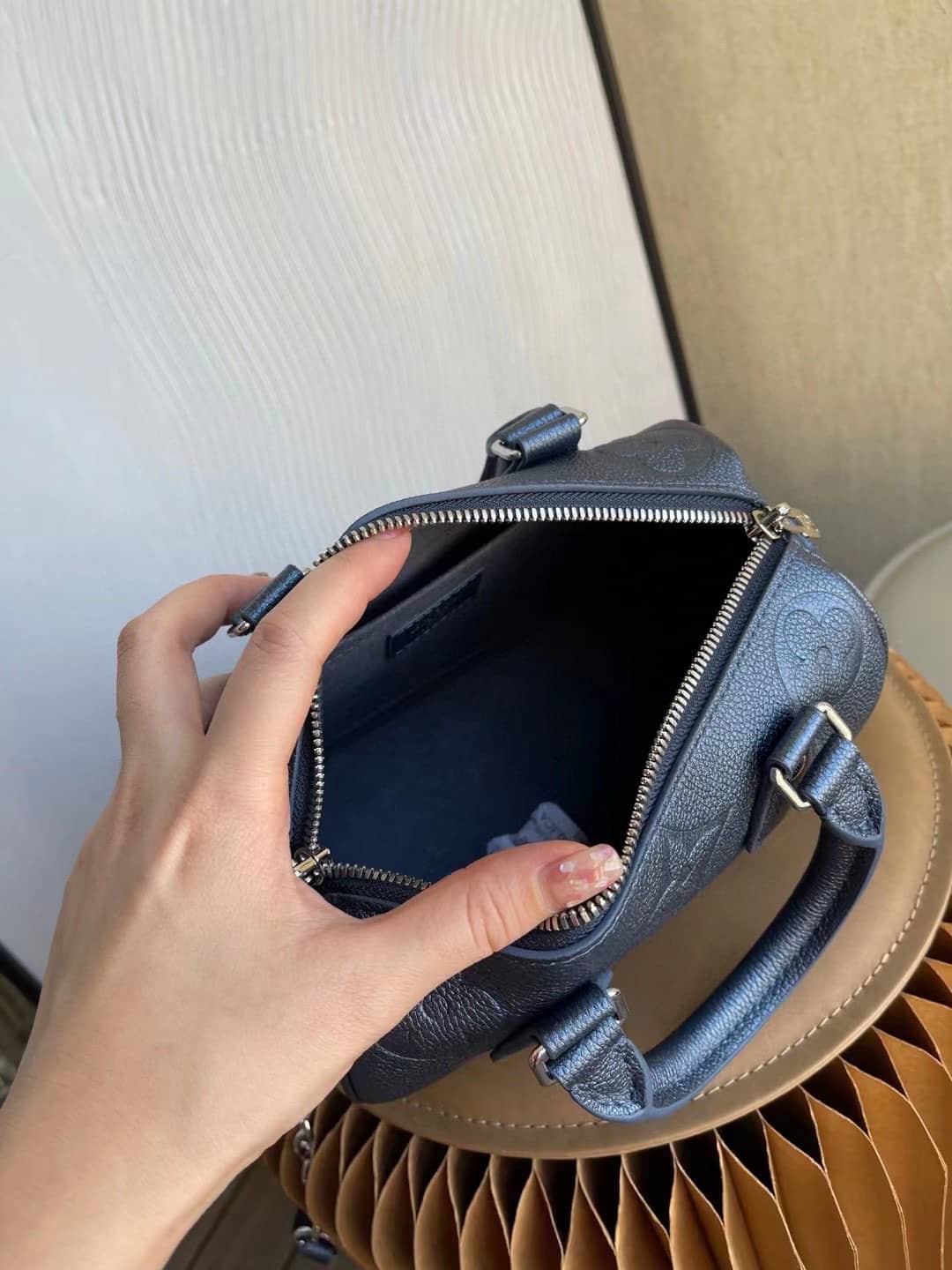 Louis Vuitton Speedy Bandouliere 20 Blue M58958 Replica Shoulder Bag