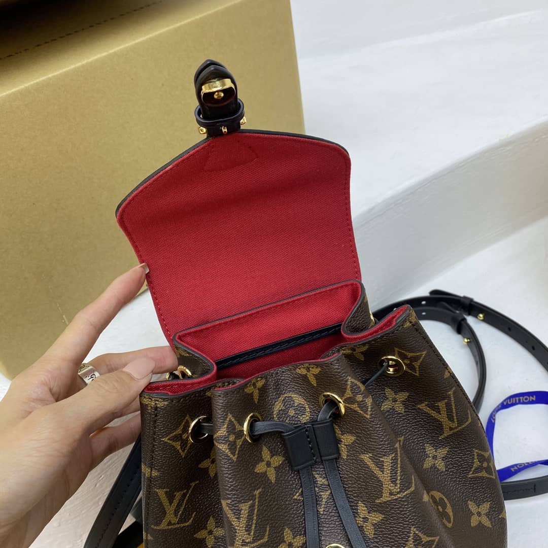 Louis Vuitton Monogram Canvas Montsouris BB Replica Bag M45516 Black