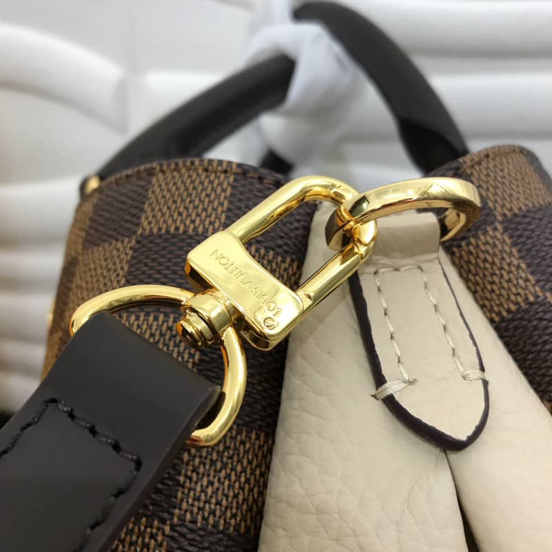 Louis Vuitton Damier Ebene Canvas Brittany Bag Replica Apricot M41674