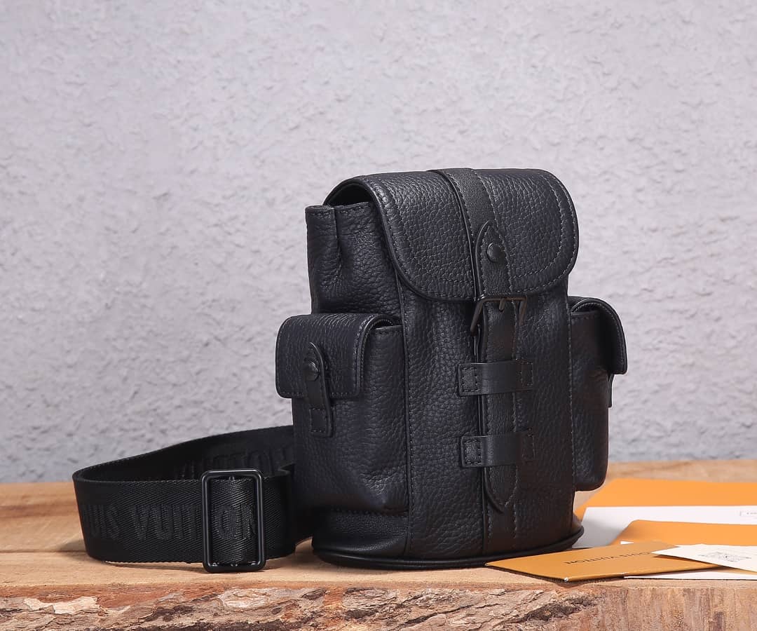 Louis Vuitton Christopher XS Replica Backpack Black M58495