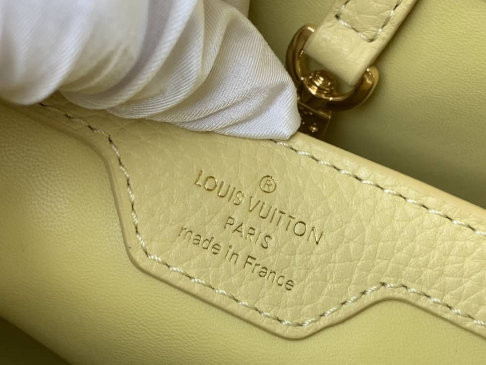 Louis Vuitton Capucines MM Yellow M59872 Replica Shoulder Bag