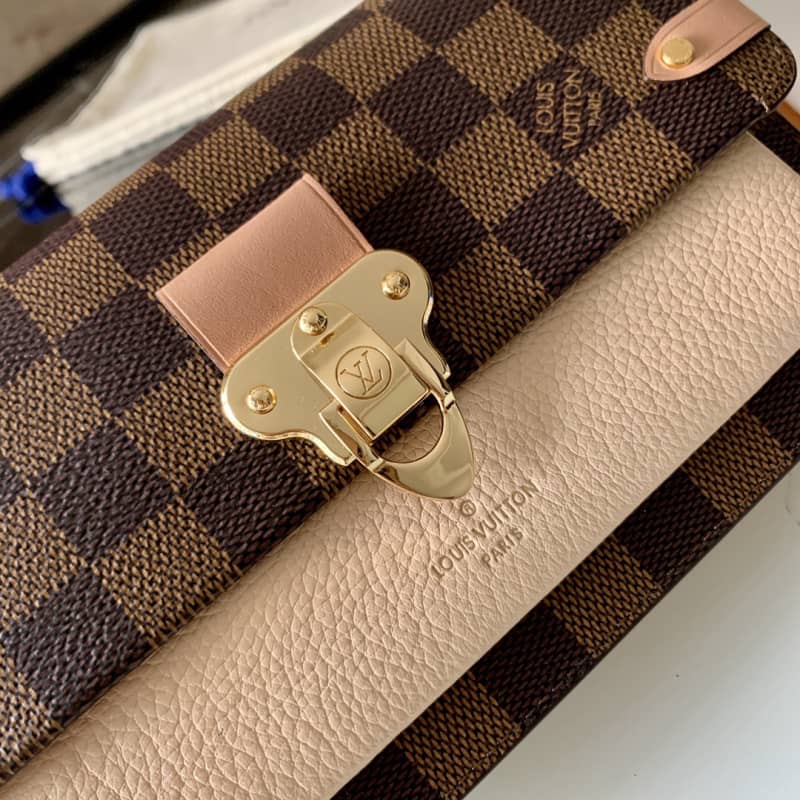 Best Replica Louis Vuitton Vavin Chain Wallet Damier Ebene Replica Bag N60237(ColaReps)