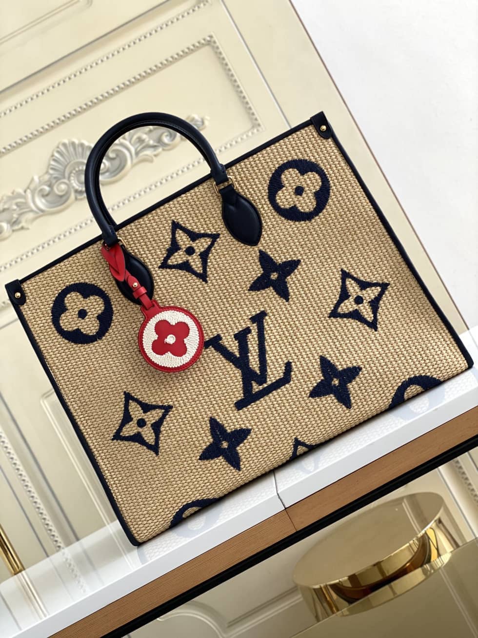 Louis Vuitton OnTheGo Monogram Giant Raffia Tote