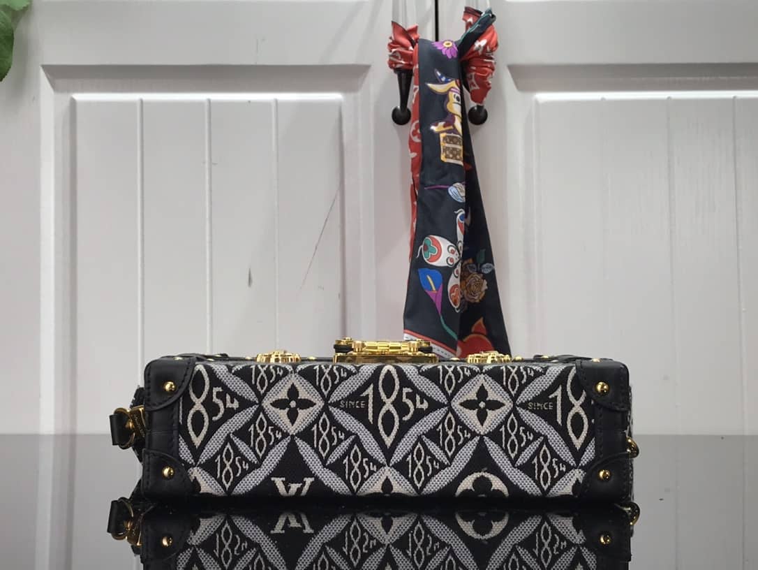 Louis Vuitton Since 1854 Petite Malle Replica Bag Black M57212