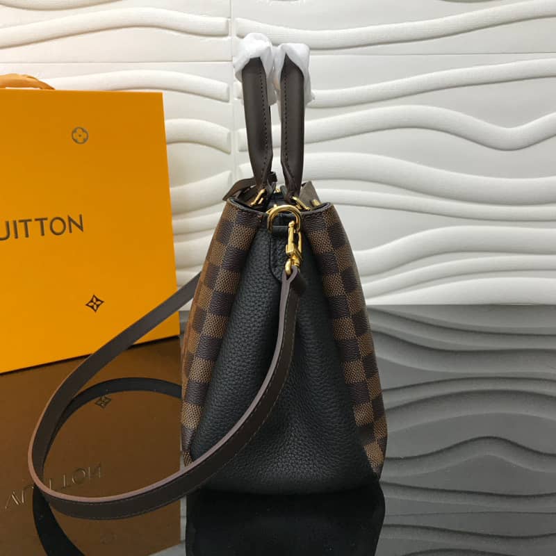 Louis Vuitton Damier Ebene Canvas Brittany Bag Replica Black M41674