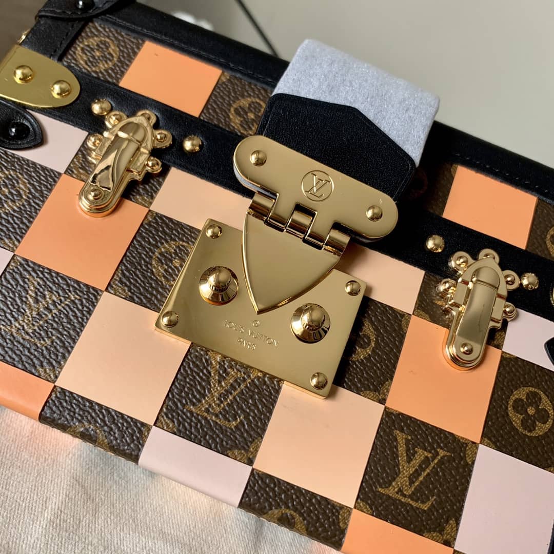 Louis Vuitton Petite Malle Damier Monogram Canvas Replica Box M55519