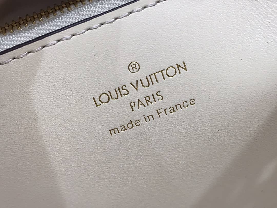 Louis Vuitton Capucines BB Cutout Leather Bag Replica Beige M57228