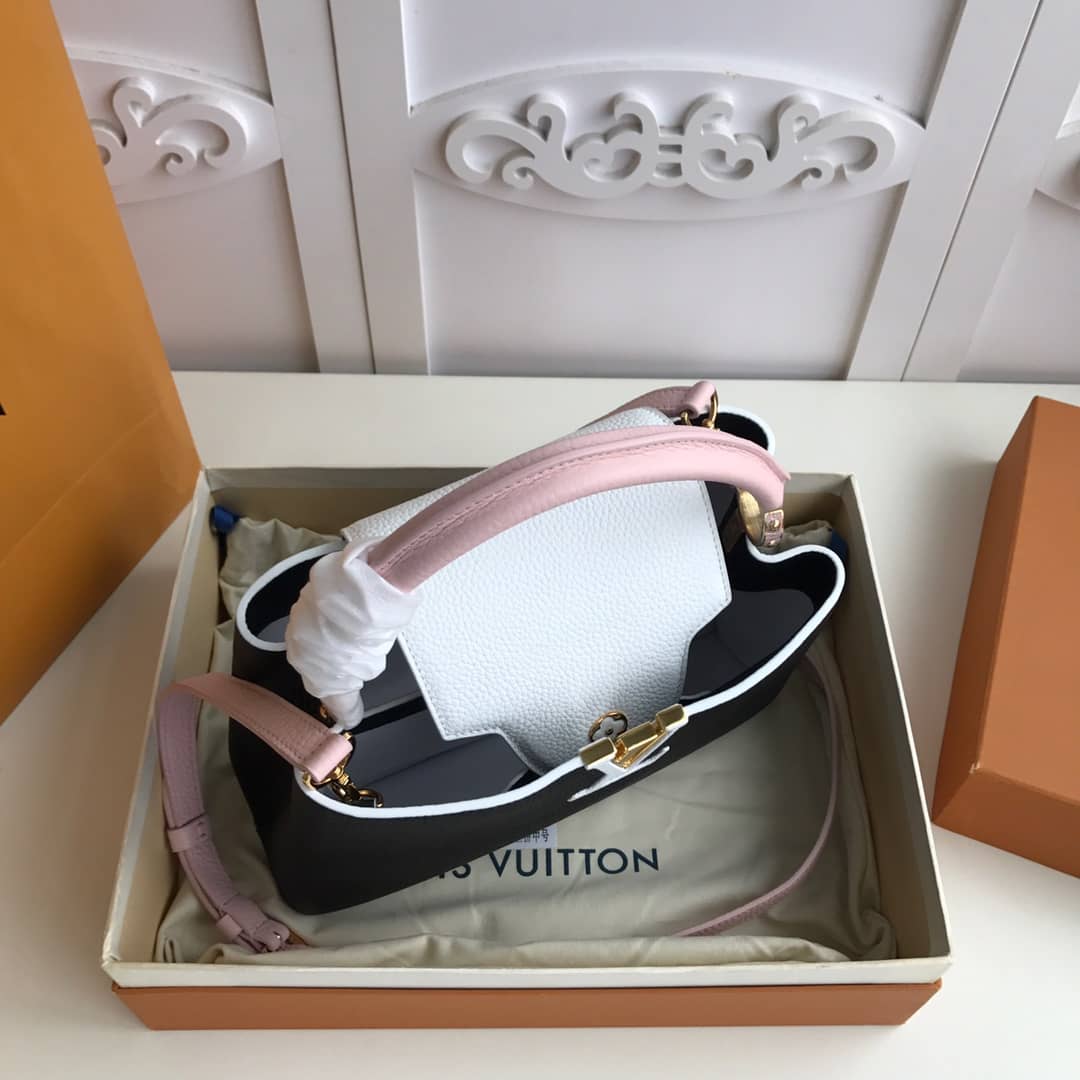 Louis Vuitton Capucines PM Taurillon Bag Replica Black M52988