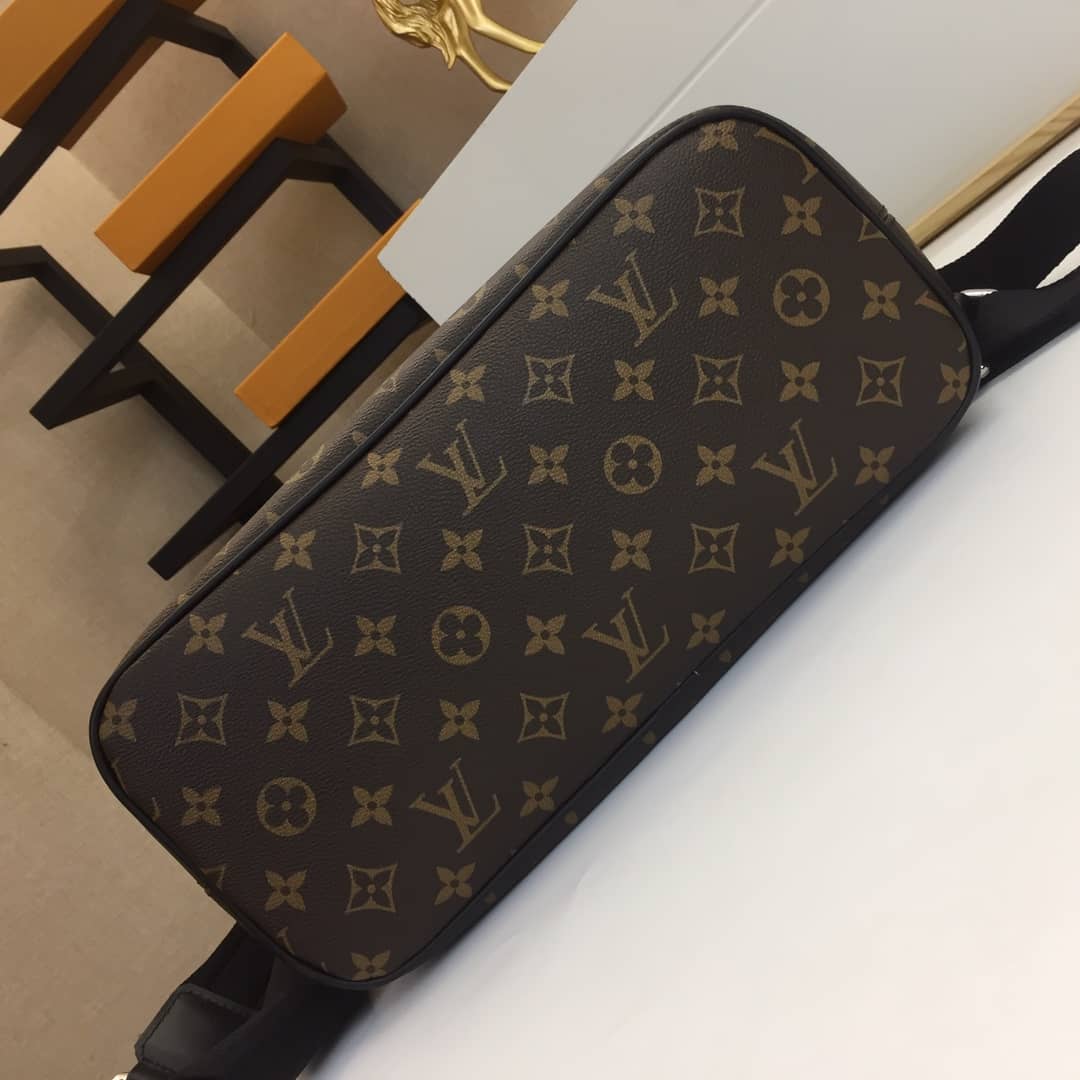 Louis Vuitton Palk Monogram Macassar Canvas Replica Backpack M40637