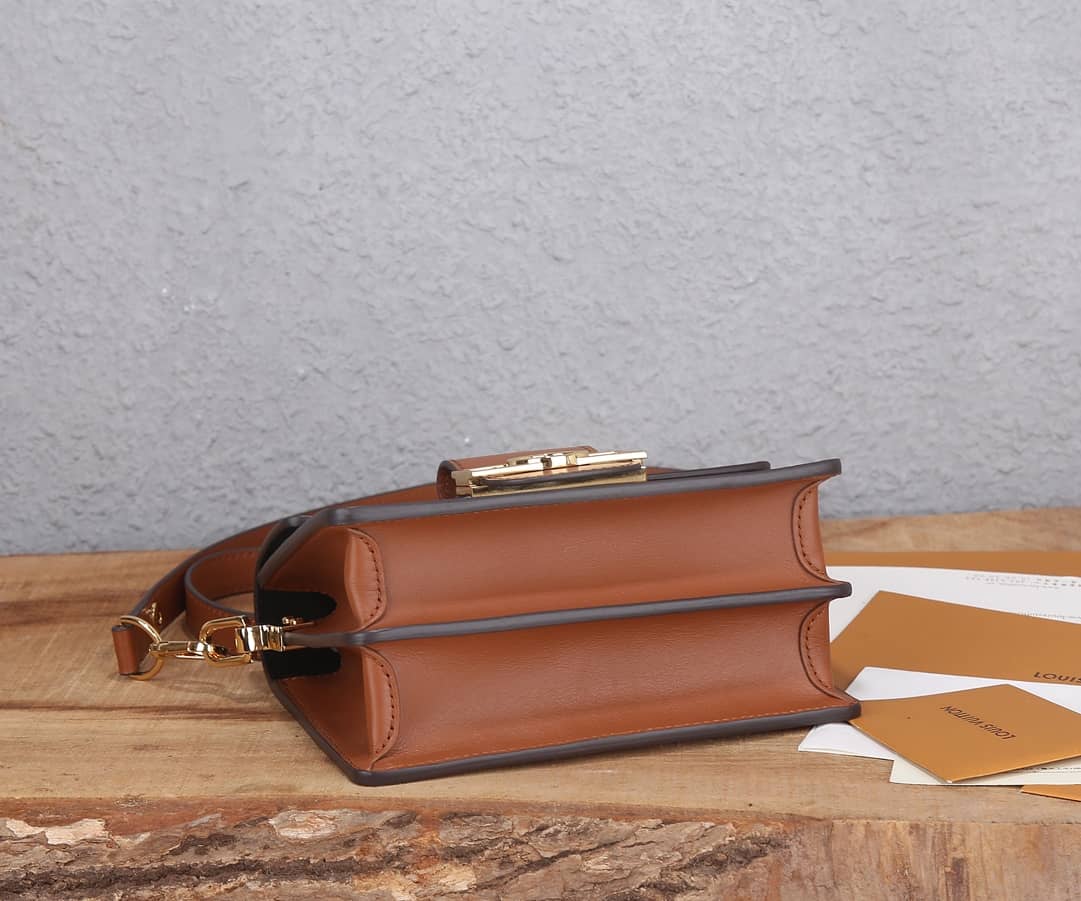 Louis Vuitton Dauphine Mini Monogram Replica Crossbody Bag Brown M44580