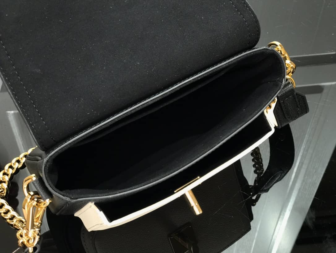 Louis Vuitton Lockme Chain PM Replica Handbag Black M57073