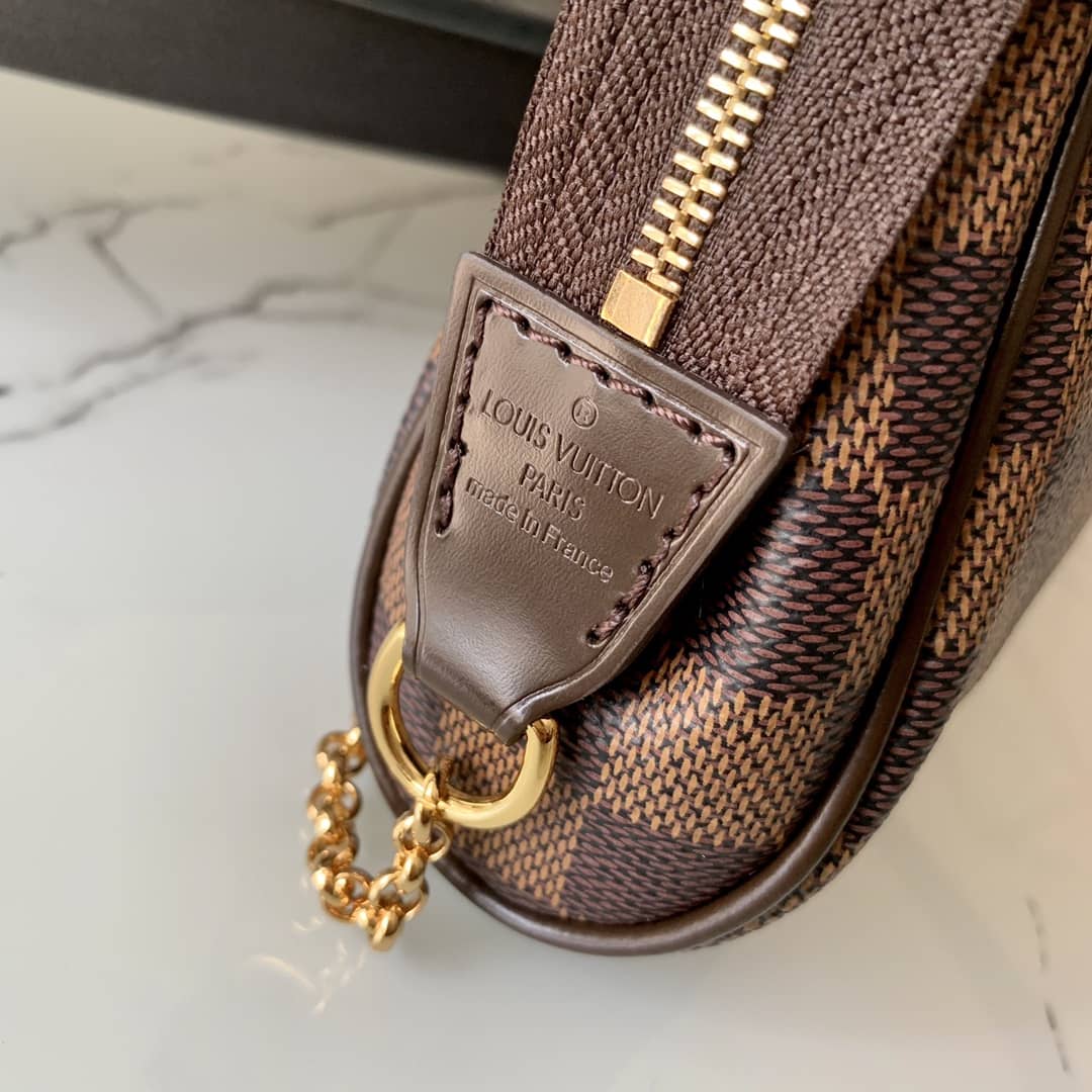 Louis Vuitton Eva 2way Pouch Damier Chain Replica Bag N55213