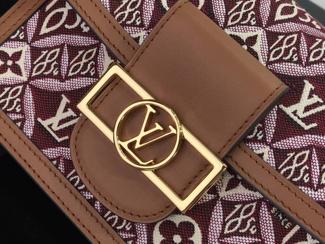 Louis Vuitton Since 1854 Dauphine Mini Replica Handbag Red M57172