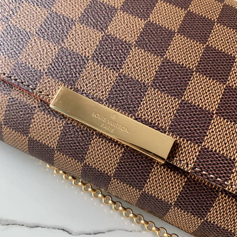 Louis Vuitton Damier Favorite PM Replica Shoulder Bag N41276