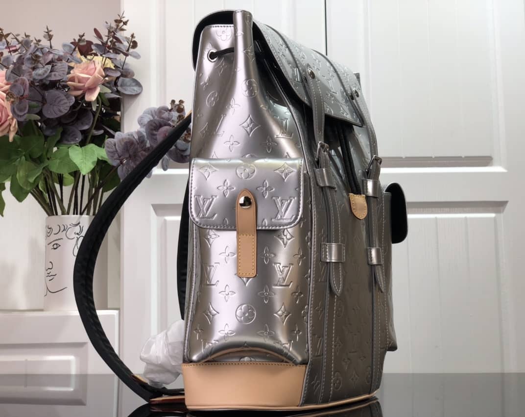 LV Backpack Replica Christopher PM Monogram Macassar M41379